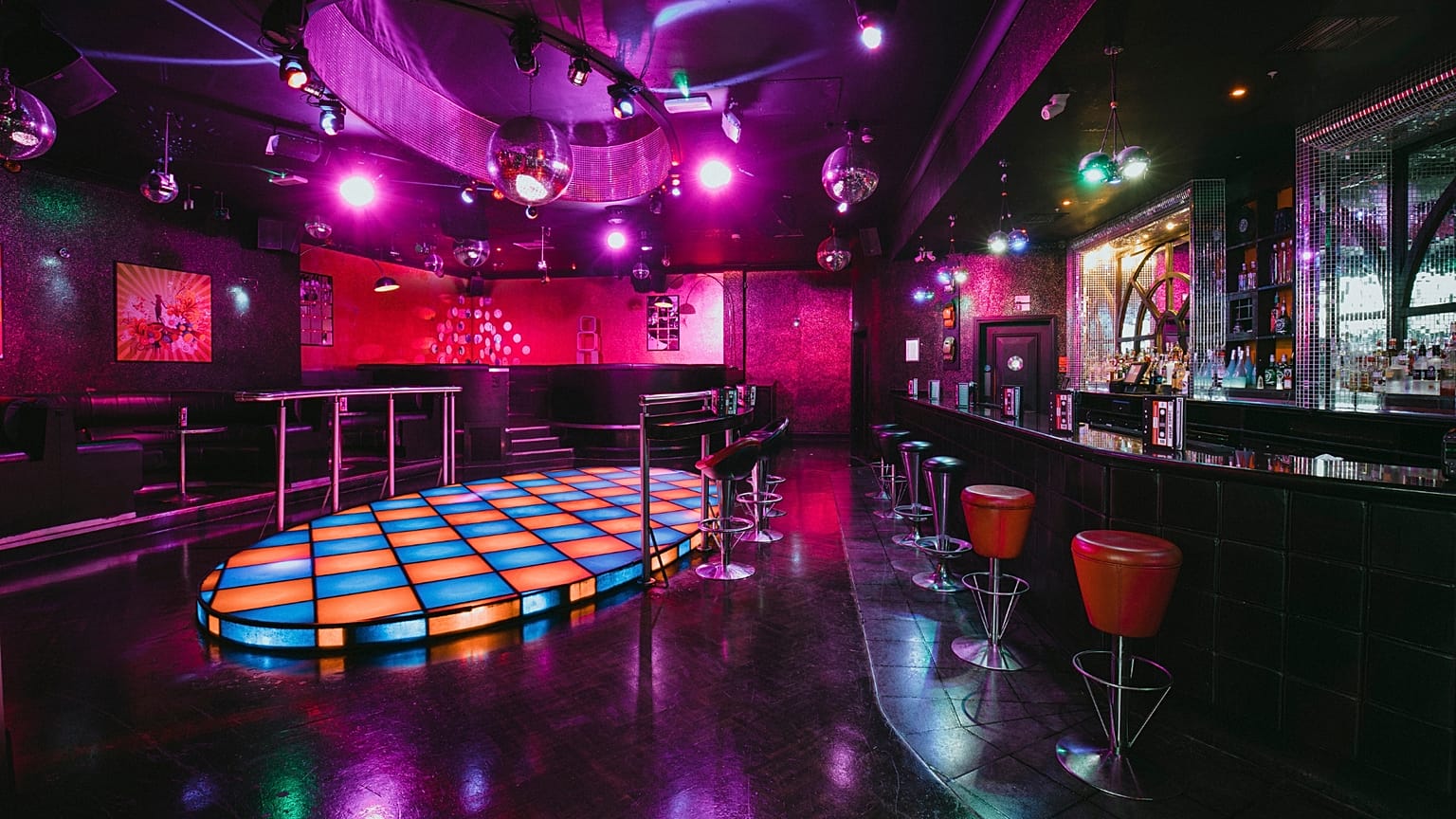 An empty club