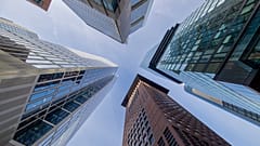 Skyscrapers in Frankfurt, Germany