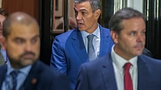 Pedro Sánchez durante su visita a la India.