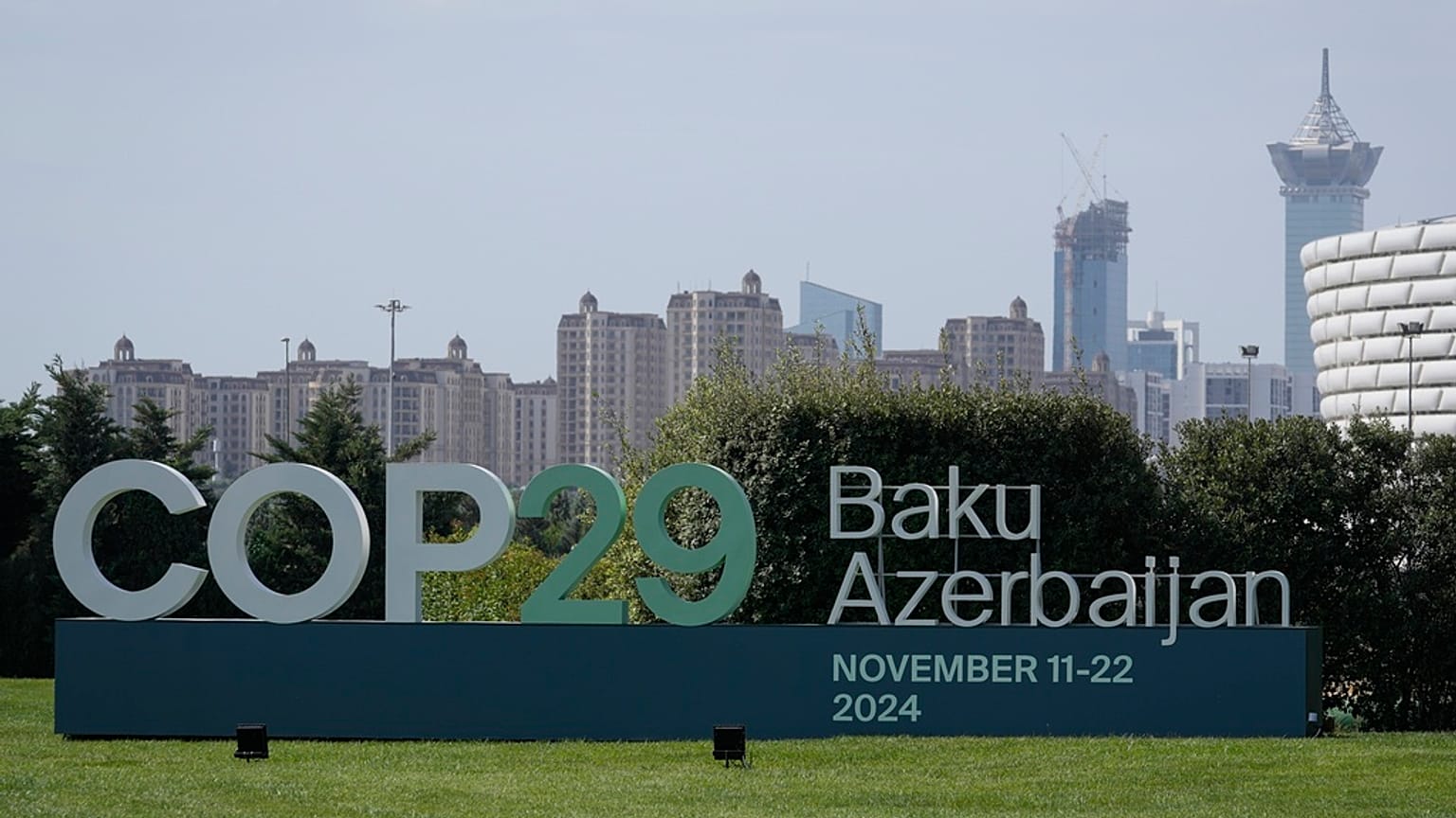 Cop29 acontece em Baku, Azerbaijão, em novembro