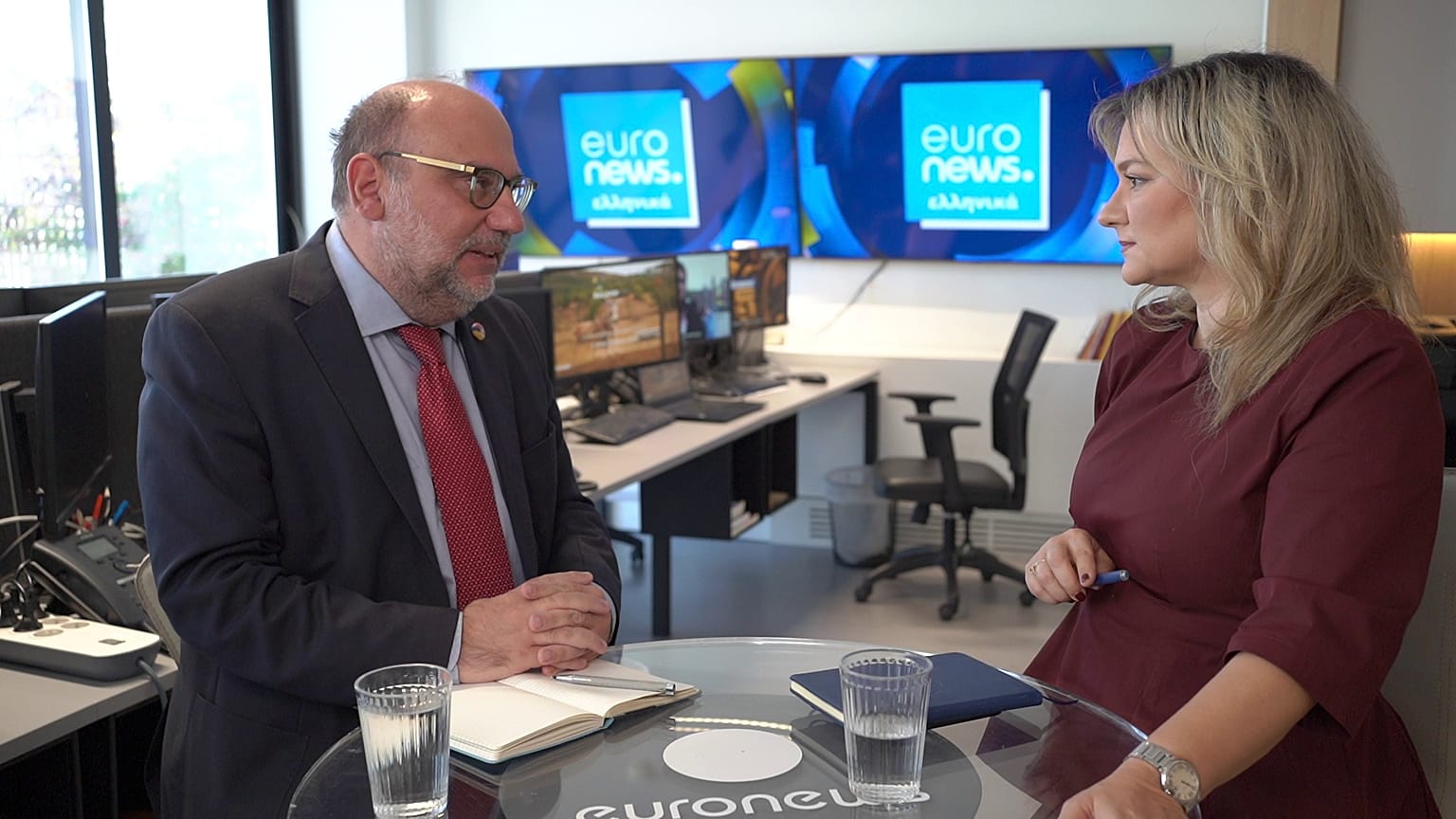 Ο Π. Κακολύρης στο euronews