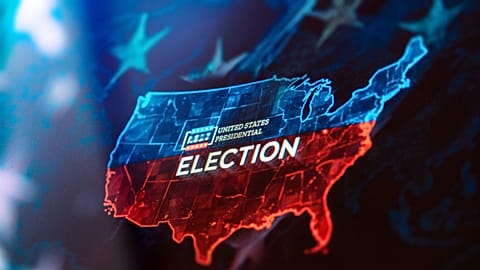 US map | US presidential election 2024 
