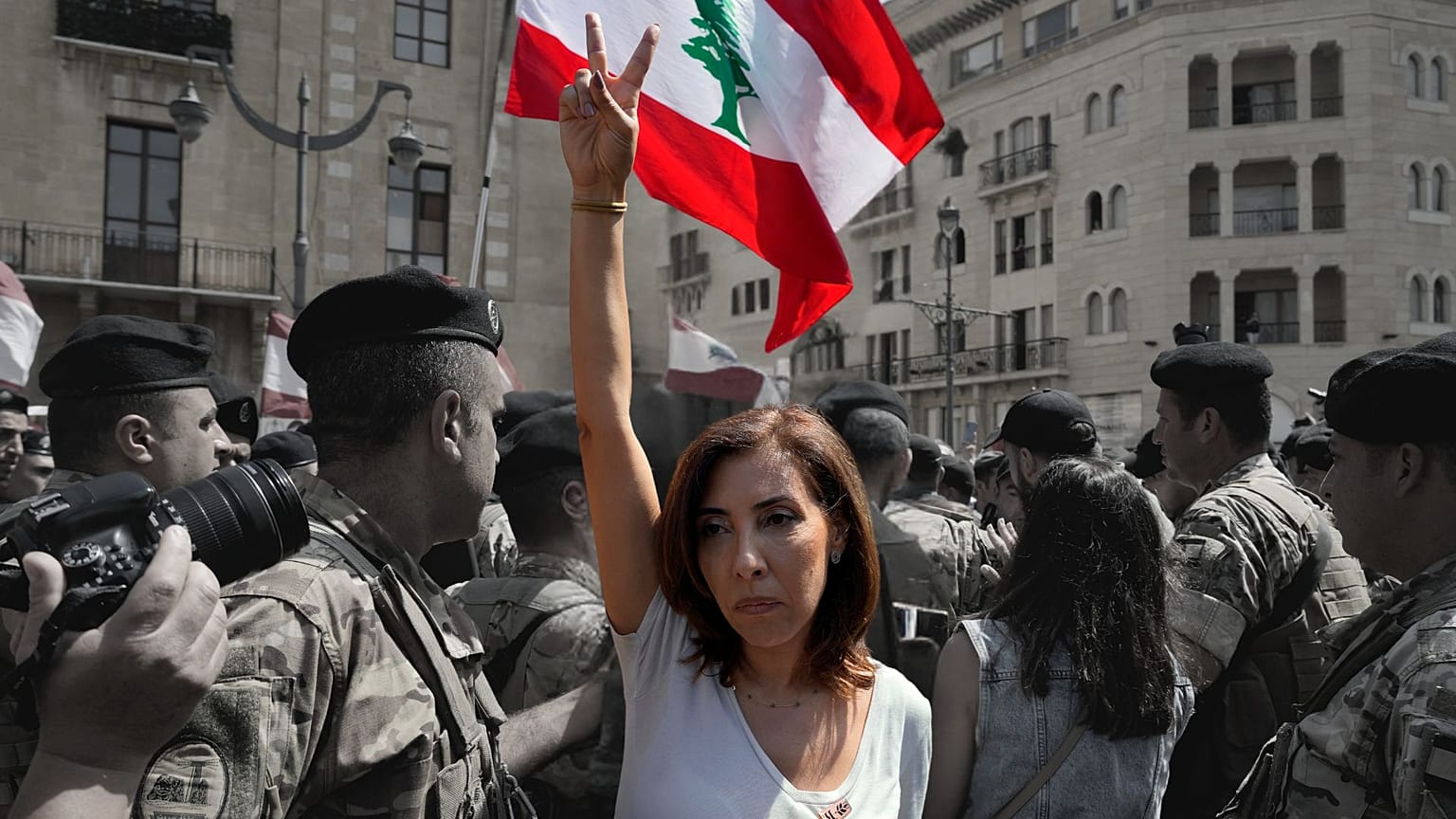 تظاهرات و حضور ارتش در لبنان