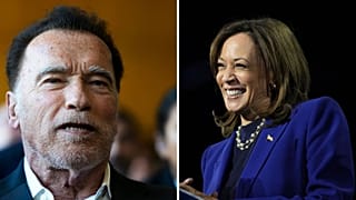 Arnold Schwarzenegger ritka támogatásáról biztosította Kamala Harrist