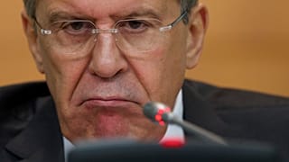 Rusya Dışişleri Bakanı Sergey Lavrov, 21 Ocak 2015 Çarşamba günü Moskova'da düzenlediği yıllık basın toplantısında konuşuyor