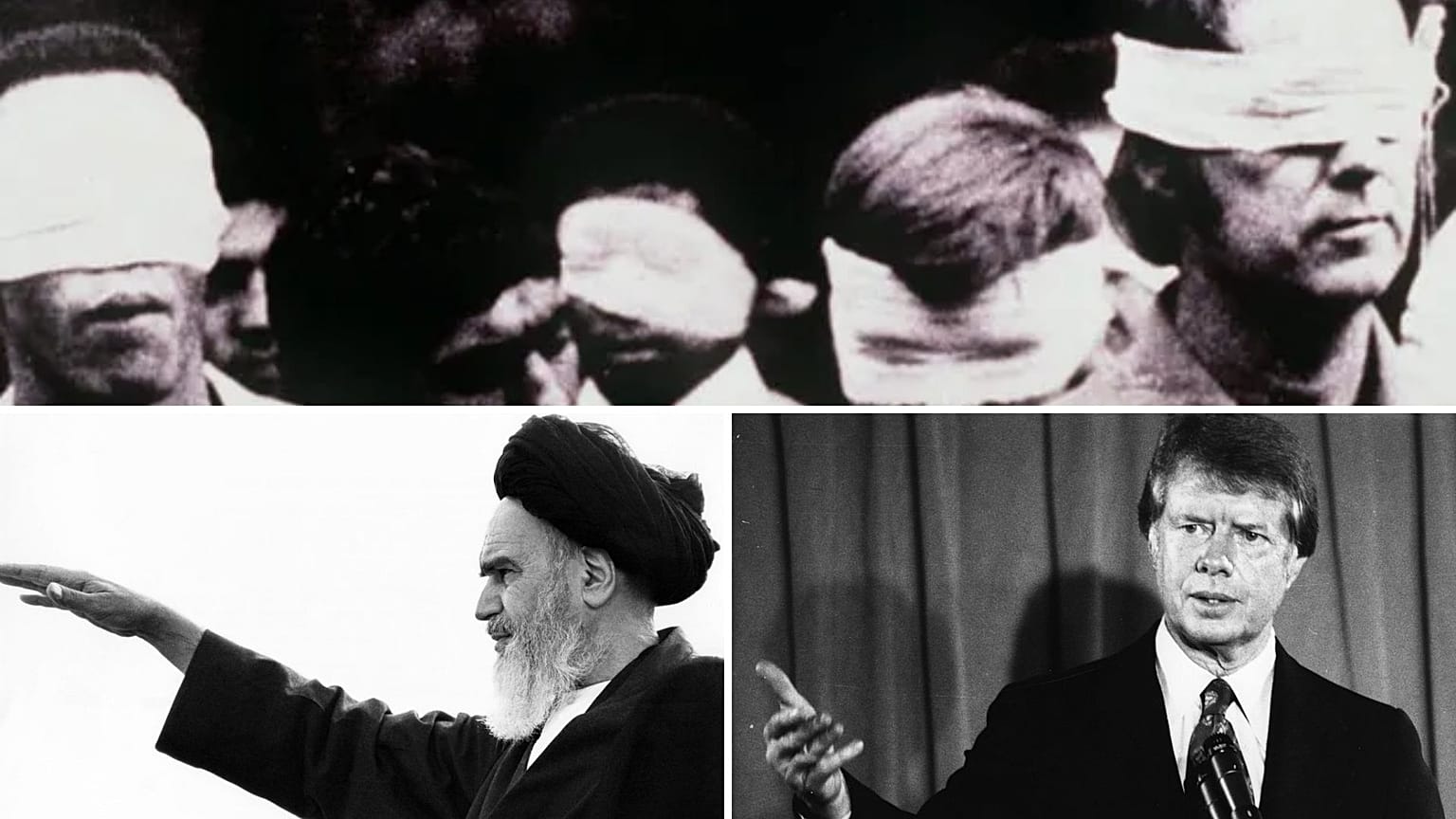 A túszok (2) Khomeini (3) Jimmy Carter