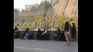 عکس از یکی از ویدئوهای منتشرشده در شبکه‌های اجتماعی