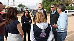 Governo e realeza de Espanha visita zonas de castástrofe causadas pela DANA