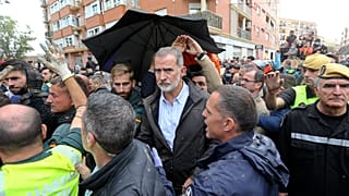 El rey Felipe VI increpado