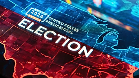 Mapa das eleições nos EUA