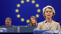 Presidente da Comissão Europeia, Ursula von der Leyen.