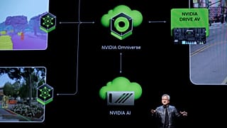 Nvidia Corporation Başkanı ve CEO'su Jensen Huang geçen yıl Tayvan'ın Taipei kentinde düzenlenen Computex 2024 fuarında konuşuyor