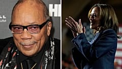 Kamala Harris presta homenagem ao "pioneiro" Quincy Jones 