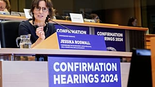 Swedish EU Commissioner designate Jessika Roswall faces MEPs in a confirmatory hearing on 5 November 2024