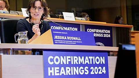 Swedish EU Commissioner designate Jessika Roswall faces MEPs in a confirmatory hearing on 5 November 2024
