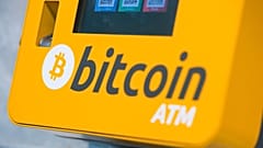 Ein Bitcoin-Automat im Oktober 2015. Der Wert der Kryptowährung erreichte ein Rekordhoch, als Trumps Sieg am Mittwochmorgen immer wahrscheinlicher wurde