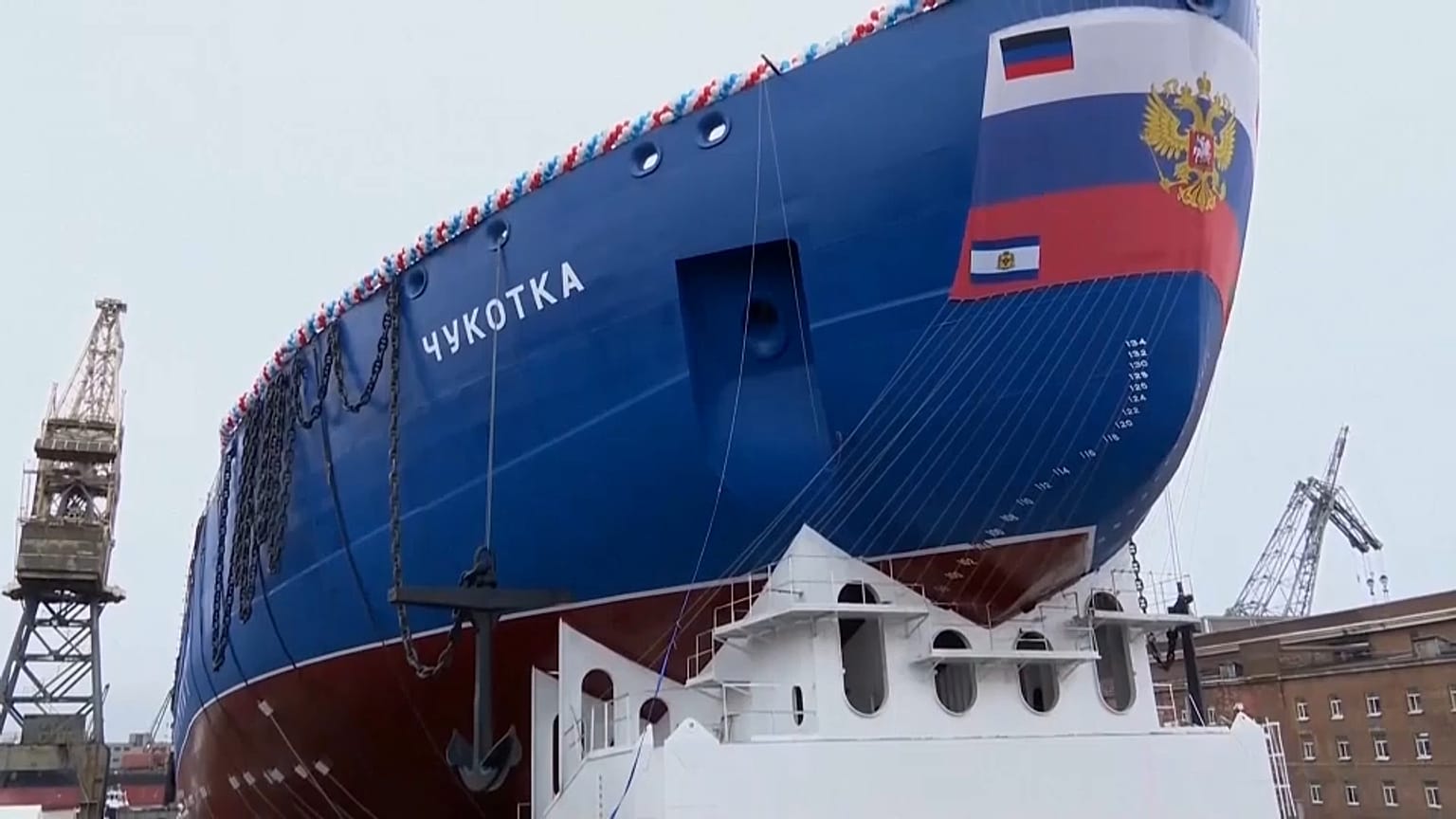Le brise-glace à propulsion nucléaire Chukotka