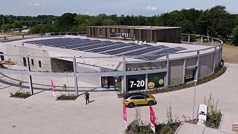 An 'energy-sufficient' supermarket in Nordborg, Denmark