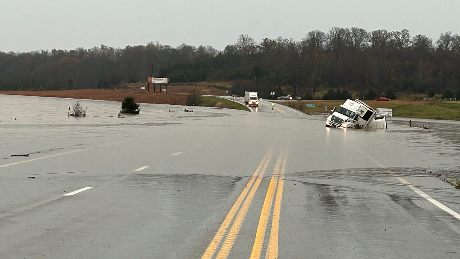 I danni delle piogge in Missouri