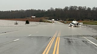 I danni delle piogge in Missouri