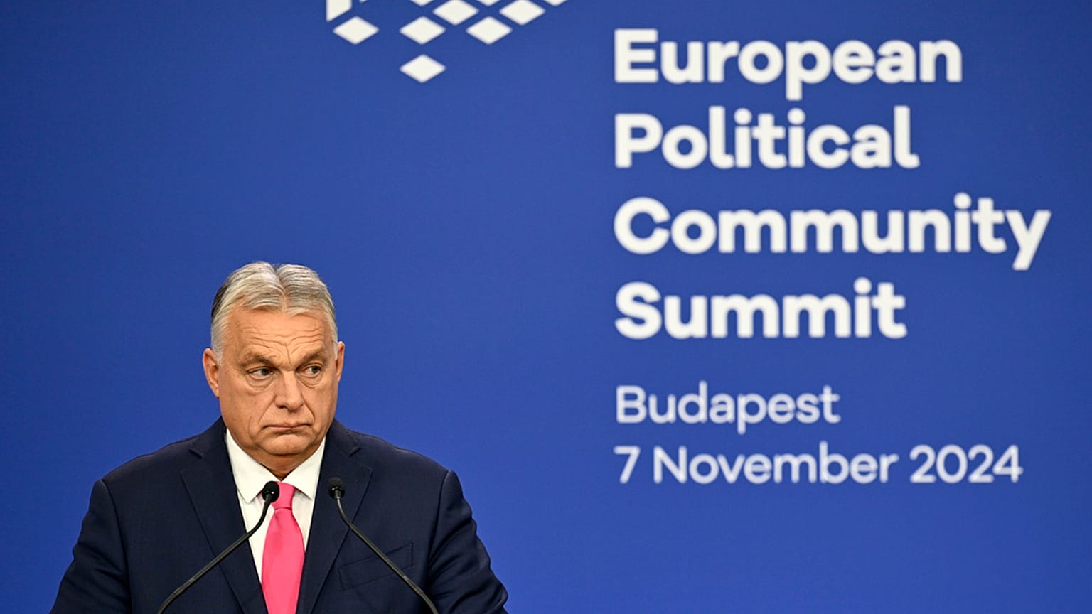 Orbán Viktor az EPK budapesti csúcstalálkozójának záró sajtótájékoztatóján  - 2024. november 7. 