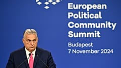 Orbán Viktor az EPK budapesti csúcstalálkozójának záró sajtótájékoztatóján  - 2024. november 7. 