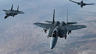Izraeli F-15 vadászgépek
