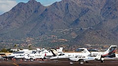 Magángépek az arizonai Scottsdale-ben