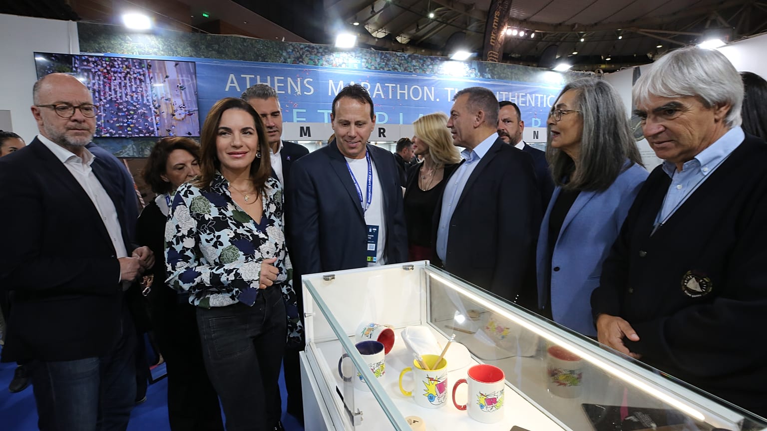 Επίσημοι στην Marathon Expo