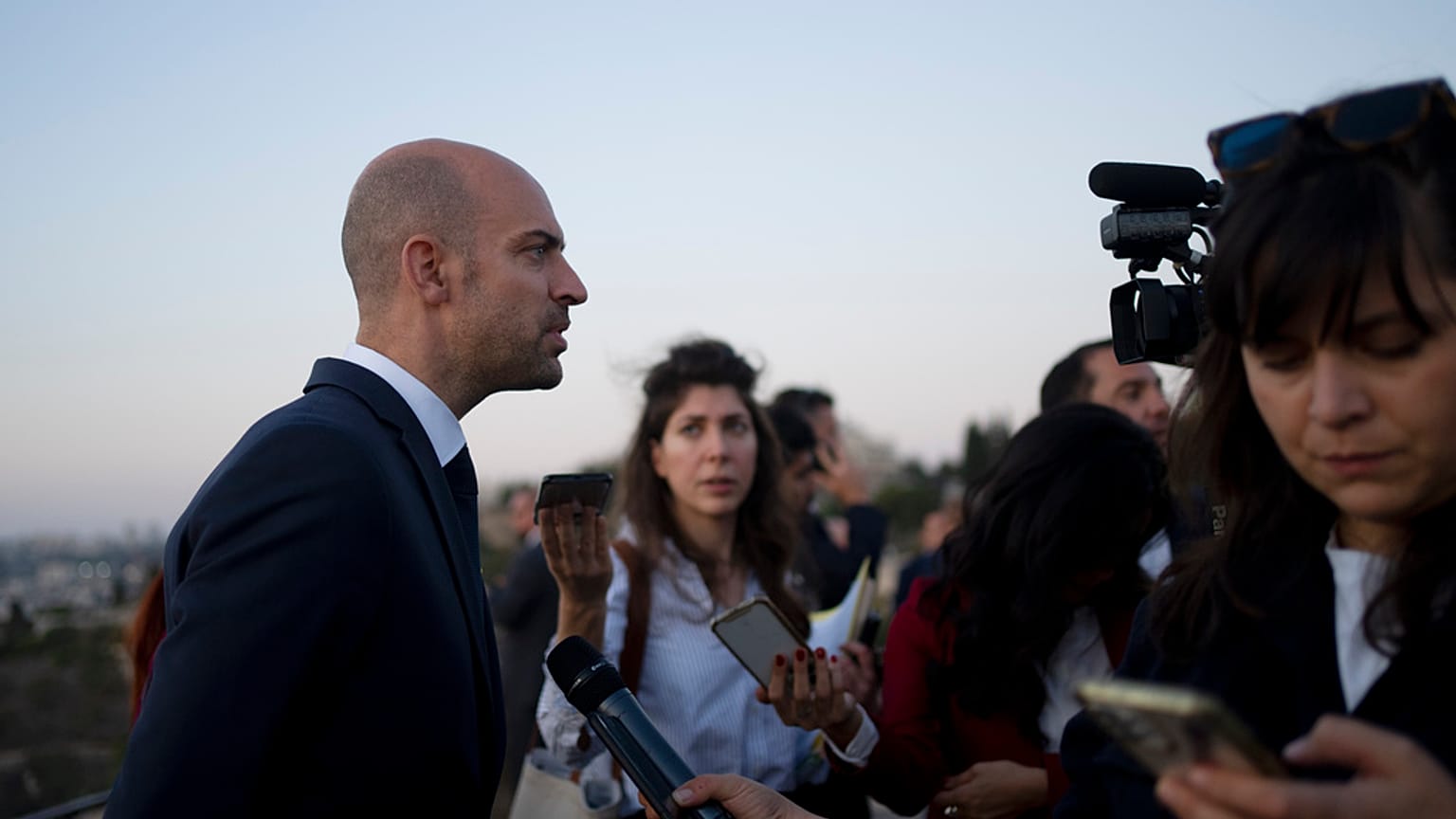 Επίσκεψη του Γάλλου υπουργού Εξωτερικών Ζαν-Νοέλ Μπαρό στην Ιερουσαλήμ