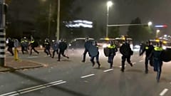 Кадры насилия в Амстердаме