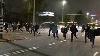 Кадры насилия в Амстердаме