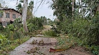 Folgen des Taifuns auf den Philippinen.