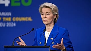 Ursula von der Leyen Budapesten, 2024. november 8-án