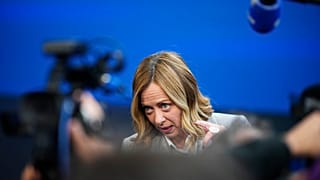Meloni a budapesti informális EU-csúcson a Puskás Arénában - 2024. november 8.