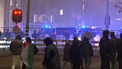 Disturbios en Ámsterdam.