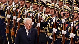 Ο Σέρτζιο Ματαρέλα στο Πεκίνο