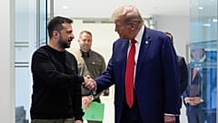 Ο Ντόναλντ Τραμπ συναντά τον Βολοντίμιρ Ζελένσκι στον Πύργο Τραμπ στη Νέα Υόρκη, 27 Σεπτεμβρίου 2024