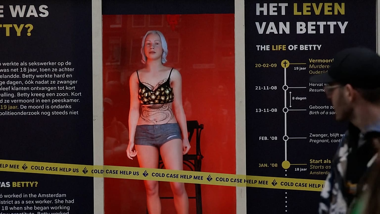 Amsterdam police use a hologram to try to solve a 15-year-old murder in the Red Light District.