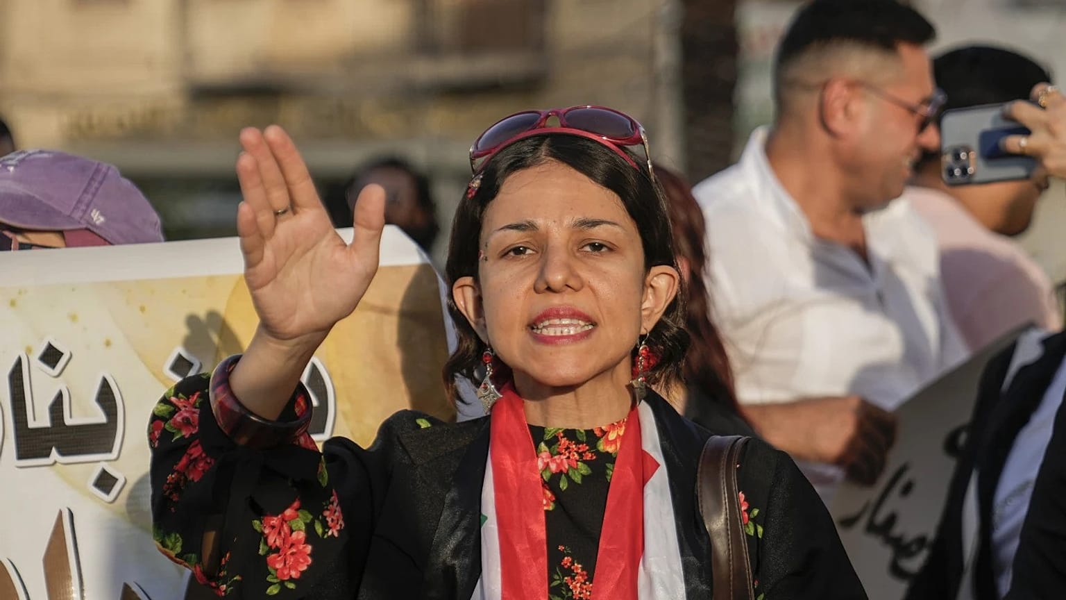 Irak'ta Temmuz 2024'te gerçekleşen bir kadın hakları protestosu