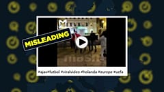 Un post engañoso sobre una reyerta tras los enfrentamientos de Ámsterdam.