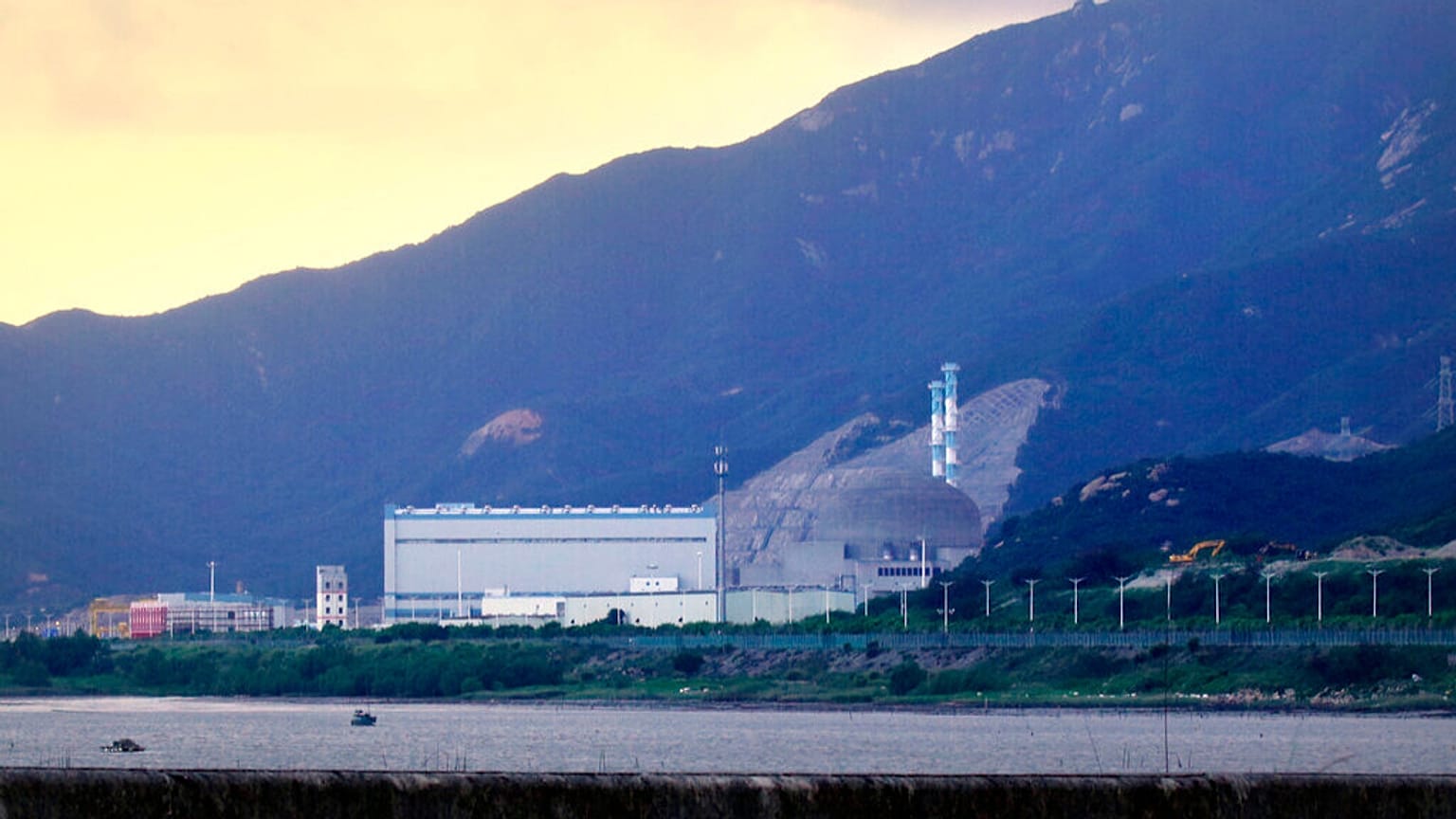 Çin'in güneyindeki Guangdong eyaletindeki Taishan kentinde yer alan nükleer santral, 17 Haziran 2021