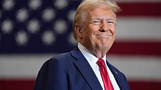 الرئيس الأمريكي المنتخب دونالد ترامب يتحدث خلال فعالية انتخابية، الأربعاء 25 سبتمبر/أيلول 2024، في مينت هيل، نورث كارولاينا