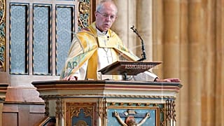 Justin Welby a szószéken