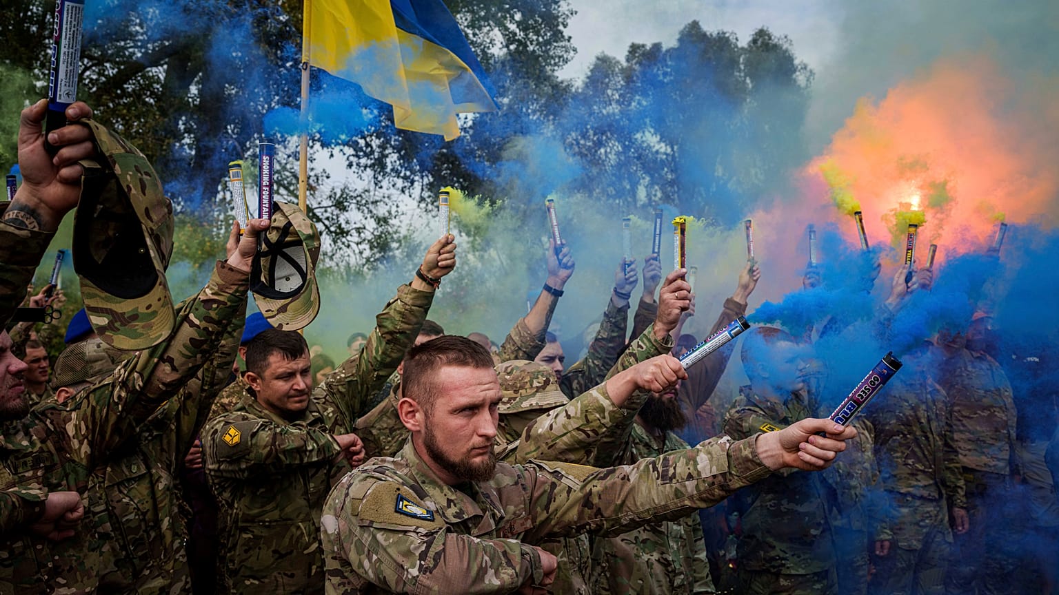 Les troupes ukrainiennes en octobre 2024