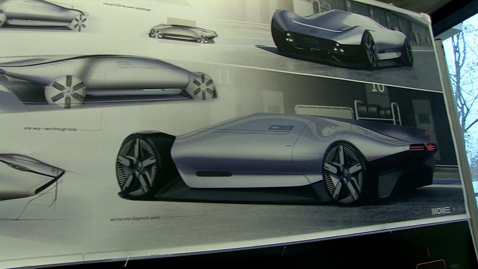 Dizájntervek a MOME Mobility Design Lab stúdiójában