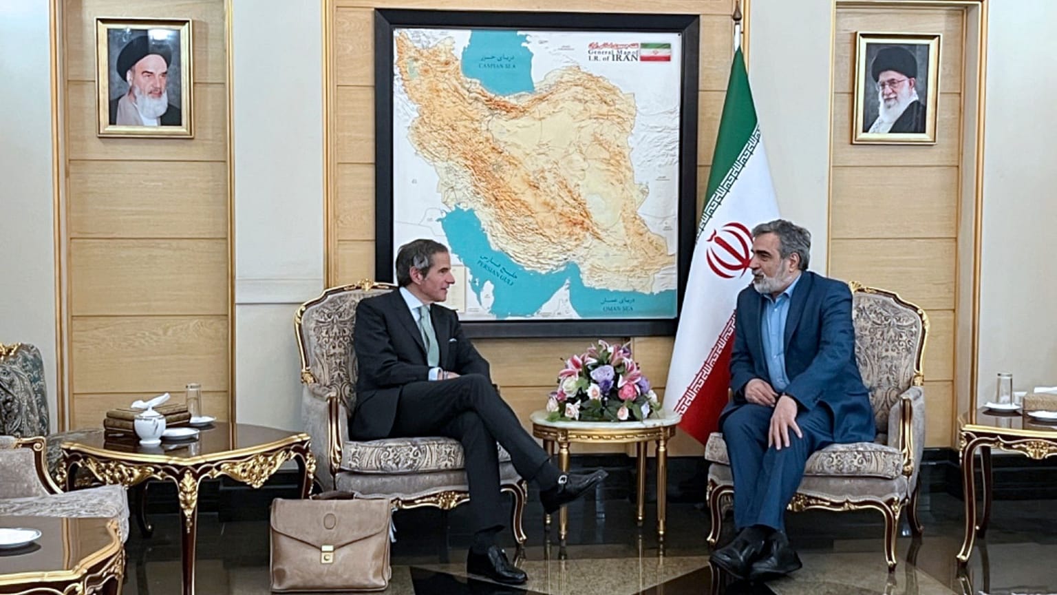 گروسی و کمالوندی در تهران