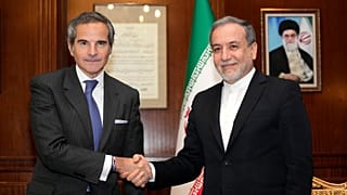 رافائل گروسی و عباس عراقچی در تهران