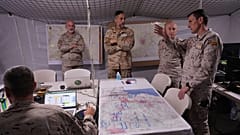 Controlo de comando do destacamento militar em Valência por ocasião da DANA