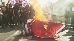 Manifestantes e polícia entram em confronto em Lima à margem da cimeira da APEC